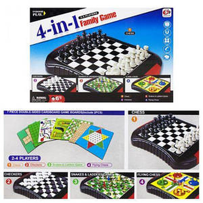 4-in-1 Family Game