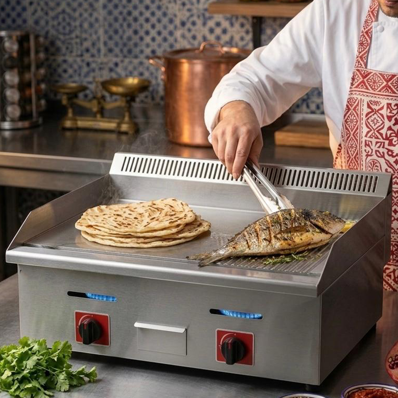 Planche grill grooved 70 cm